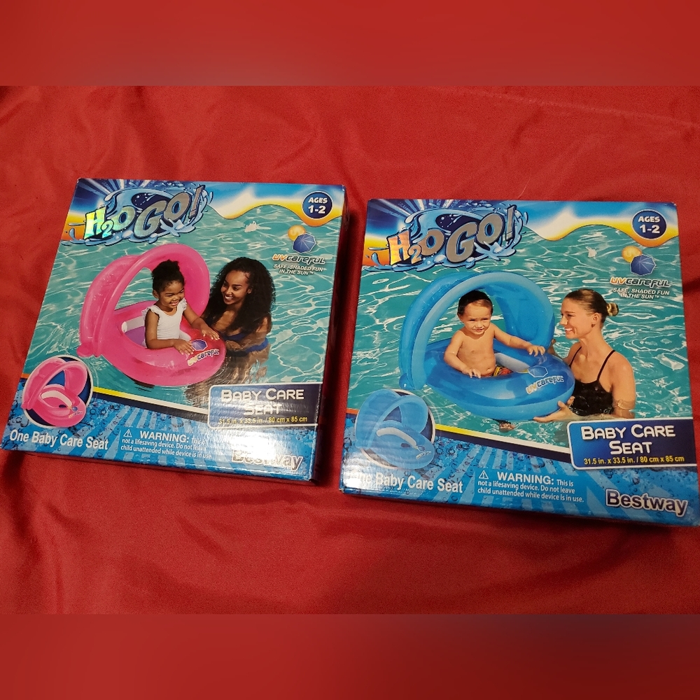 Bestway H20 Go Baby Care Seat Pool Water Floatie Set For Ages 1-2 NEW